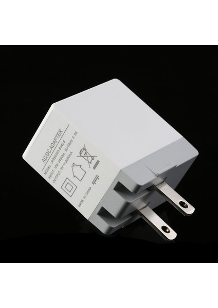 XPA06 Katlanır Seyahat Ev Duvar Adaptörü Hızlı Şarj Adaptörü Siyah/beyaz (Yurt Dışından)