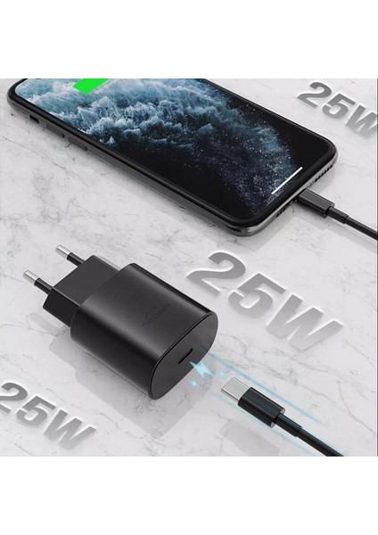 25W Pd USB Şarj Cihazı Hızlı Şarj Adaptörü C'den L'ye Veri Kablosu iphone 13 12 11 Şarj Kafası Süper Hızlı USB Telefon Duvar Şarj Cihazı (Yurt Dışından) modelleri
