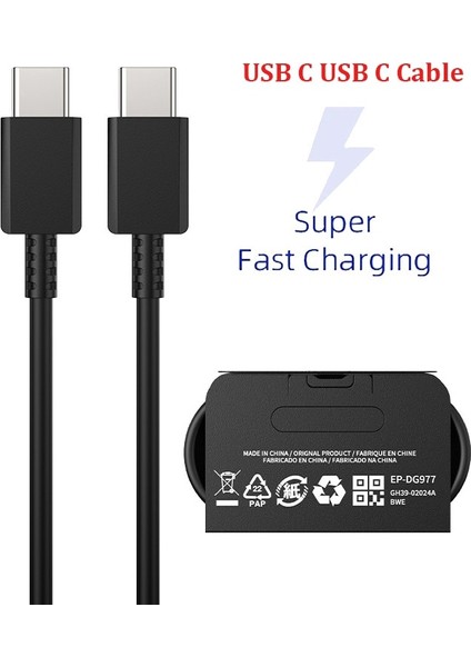 Samsung Süper Hızlı Araç Şarj Cihazı 45W + 15W Çift Bağlantı Noktalı Pd Qc Adaptif Hızlı Şarj Galaxy S22 S21PLUS S9 S10 + NOTE20 Xiaomi iphone (Yurt Dışından) indirimleri