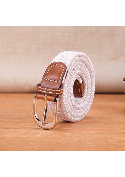 Yeni Moda Çok Yönlü Kanvas Erkek Kadın Kemer Metal Toka Elastik Örgülü Elastik Kemer Yüksek Kaliteli Tasarımcı Kemerleri Erkekler (Yurt Dışından) fiyatları