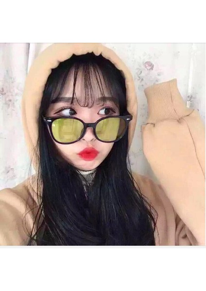 Unisex Kare Sarı Lensler Gece Görüş Gözlükleri Sürüş Gözlük Erkek Kadın Rüzgar Geçirmez Sürüş Gözlüğü (Yurt Dışından) fiyatları