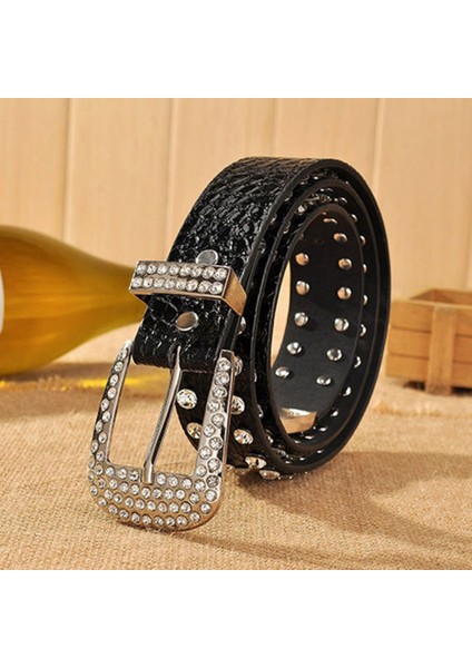 Moda Kadın Leopar Taklidi Kakma Yumuşak Suni Deri Kemer Tokası Kemer Cowgirl Bel Kemeri Metal Toka Kemer (Yurt Dışından) indirimleri
