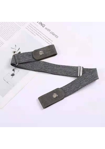 Bir Boyut Elastik Kadın Kemerleri Görünmez Tembel Kemer Yaz Kadınlar Için Tüm Maç Kot Punch-Ücretsiz Kemer (Yurt Dışından) fiyatları