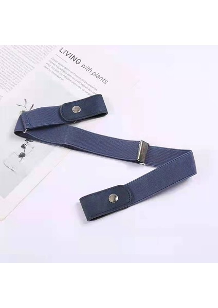 Bir Boyut Elastik Kadın Kemerleri Görünmez Tembel Kemer Yaz Kadınlar Için Tüm Maç Kot Punch-Ücretsiz Kemer (Yurt Dışından) modelleri