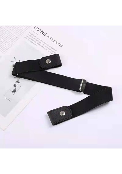 Bir Boyut Elastik Kadın Kemerleri Görünmez Tembel Kemer Yaz Kadınlar Için Tüm Maç Kot Punch-Ücretsiz Kemer (Yurt Dışından) fırsatları