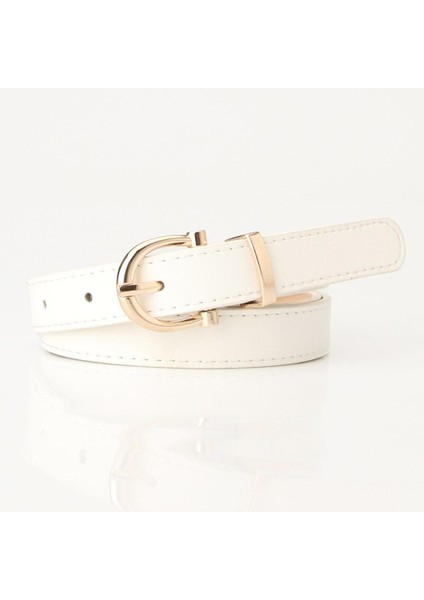 2022 Yeni Moda Geperforeerde Gesp Vrouwen Riem Luxe Tasarımcı Riem Jeans Decoratieve Vrouwen Jurk Dunne Pu Leer Riem (Yurt Dışından)