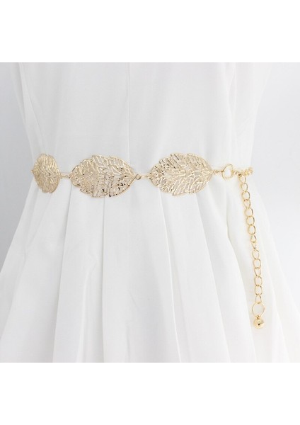 Moda Basit Zincir Kemer Kadın Bayan Yüksek Bel Altın Kemerler Kemer Parti Takı Elbise Metal Zincir Kemer (Yurt Dışından) modelleri