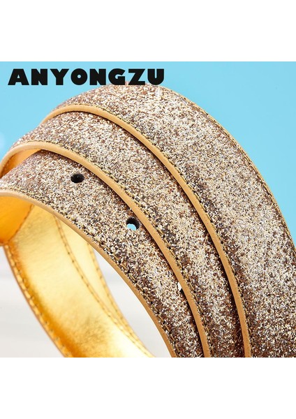 Gümüş Kadın Glitter Kemer Moda Altın Kadın Bel Yüksek Kaliteli Kemer Süper Düşük Lüks Ürünler Podyum Gösterileri Dekorasyon (Yurt Dışından) fırsatları