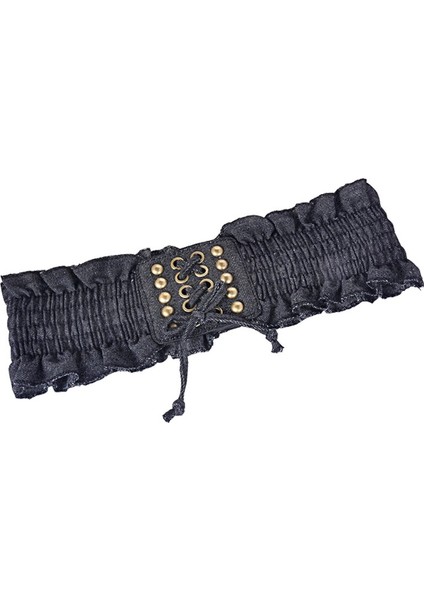Yüksek Moda Elastik Elbise Kemerleri Kadınlar Için Punk Denim Esnek Kadın Etek Kemerleri Tüm Maç Korse Rahat Kumaş Elbise (Yurt Dışından)