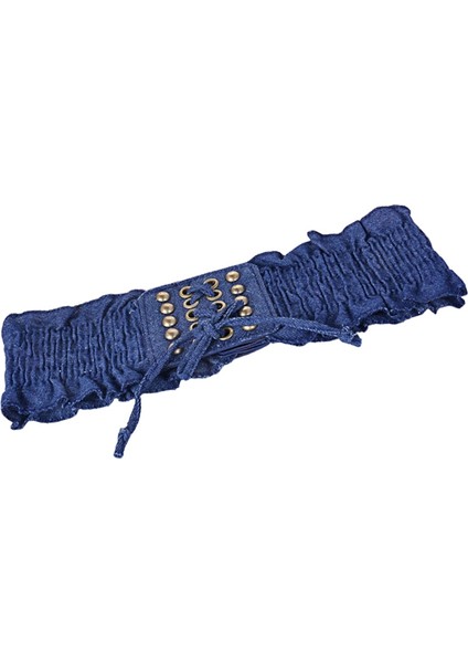 Yüksek Moda Elastik Elbise Kemerleri Kadınlar Için Punk Denim Esnek Kadın Etek Kemerleri Tüm Maç Korse Rahat Kumaş Elbise (Yurt Dışından)