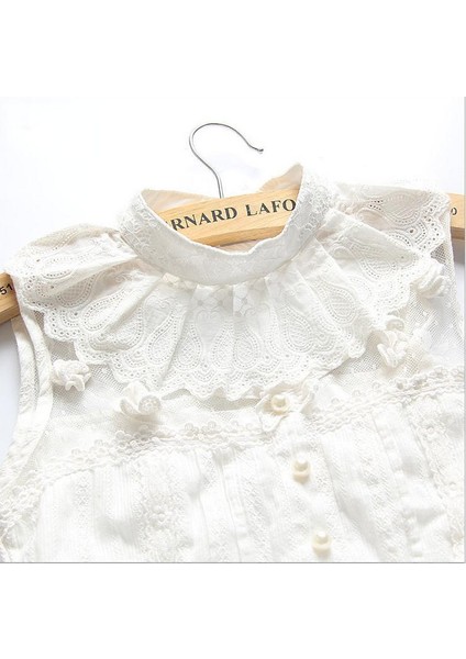 Kadın Yaka Yaka Dantel Beyaz Hollow Yanlış Yaka Bayan Yaka Gömlek Bluz Kazak Kadın Dekor Için Ayrılabilir Yaka (Yurt Dışından) fiyatları