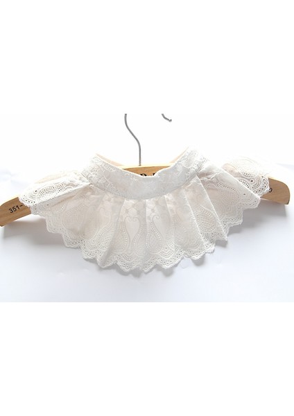 Kadın Yaka Yaka Dantel Beyaz Hollow Yanlış Yaka Bayan Yaka Gömlek Bluz Kazak Kadın Dekor Için Ayrılabilir Yaka (Yurt Dışından) indirimleri