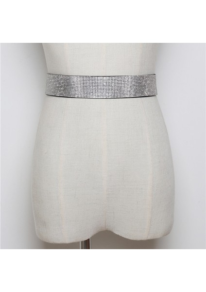 Kadın Geniş Kemer Kuşağı Elbise Için Elastik Kemer Gelin Kemerleri Kadın Zarif Bel Kemeri Rhinestones Kristal Moda Polyester (Yurt Dışından) modelleri