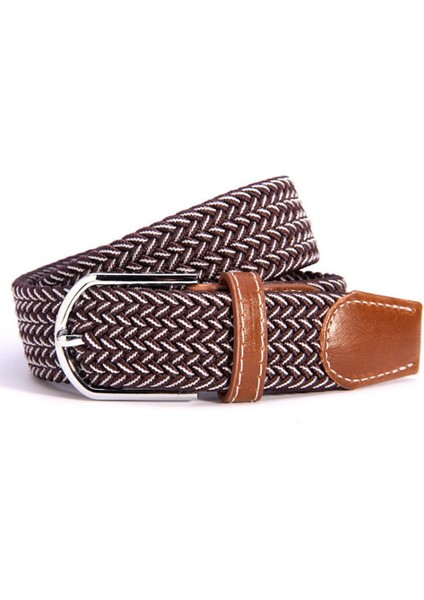 Sıcak Renkler Erkek Kadın Rahat Örme Pin Toka Kemer Dokuma Kanvas Elastik Streç Kemerler Düz Dokuma Moda (Yurt Dışından) fiyatları