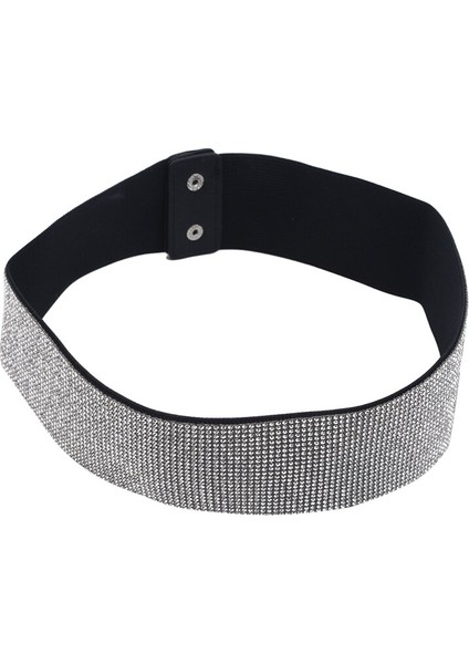 Kadın Geniş Kemer Kuşağı Elbise Için Elastik Kemer Gelin Kemerleri Kadın Zarif Bel Kemeri Rhinestones Kristal Moda Polyester (Yurt Dışından) fırsatları