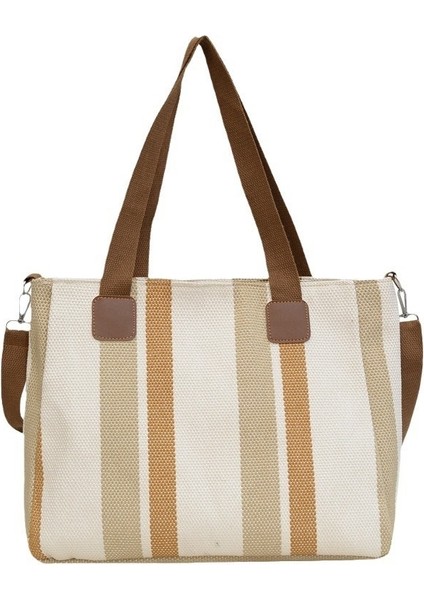 Büyük Kapasiteli Ekose Omuz Çapraz Askılı Çanta (Yurt Dışından)