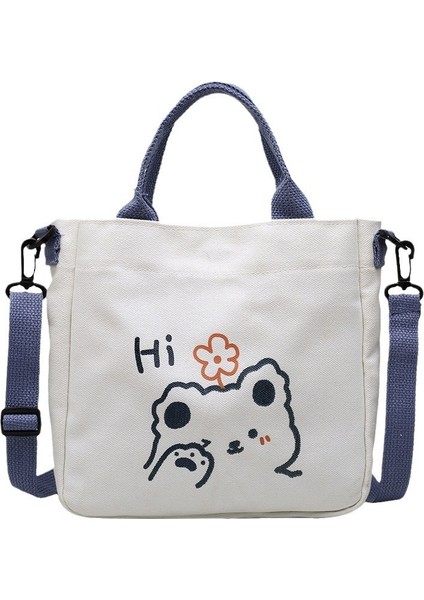 Kanvas Sevimli Omuz Çantası (Yurt Dışından)