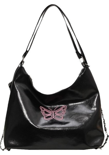 Yumuşak Yüzeyli Büyük Kapasiteli Omuz Çantası (Yurt Dışından)