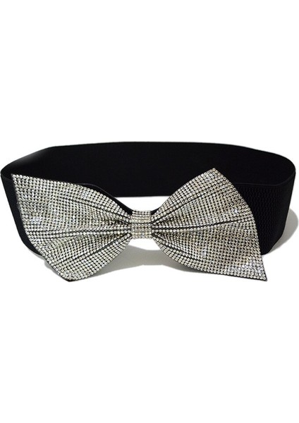 Yeni Taklidi Yay Streç Bayanlar Moda Genişliği Kuşak Basit Siyah Elastik Kemer Maç Elbise Ceket Kadın Aksesuarları Kemer (Yurt Dışından) fırsatları