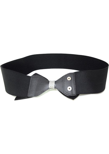 Yeni Taklidi Yay Streç Bayanlar Moda Genişliği Kuşak Basit Siyah Elastik Kemer Maç Elbise Ceket Kadın Aksesuarları Kemer (Yurt Dışından) indirimleri