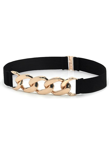 Altın Zincir Kemer Elastik Gümüş Metal Bel Kemerleri Kadınlar Için Yüksek Kaliteli Streç Kuşak Bayan Ceket Kemer 2022 (Yurt Dışından) modelleri