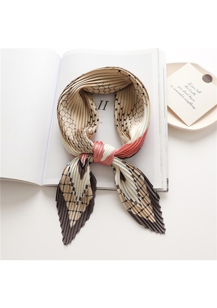 2022 Ipek Duygu Buruşuk Eşarp Kadın Rint Esign Eerchief Andana Kadın Hava ve Bilek Fular Ead Ie Ijab Echarpe (Yurt Dışından)