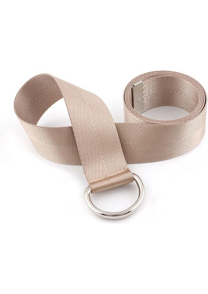 En Iyi Ybt Kadın Kemer Dokuma Kanvas Naylon Alaşımlı Çift Halka Tokalı Kemer Şerit Moda Uzun Kadın Yüksek Kaliteli Çok Renkli Kemer (Yurt Dışından)