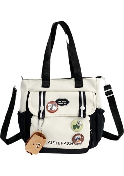 Kadın Naylon Öğrenci Niş Tasarım Omuz Çantası (Yurt Dışından)