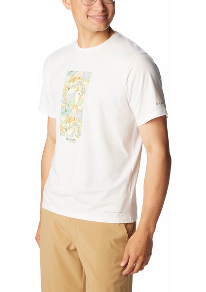 Men's Sun Trek Graphic Erkek Kısa Kollu T-Shirt indirimleri