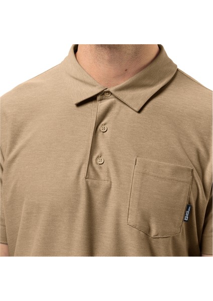 Jack Wolfskin Terral Erkek Kısa Kollu Polo T-Shirt