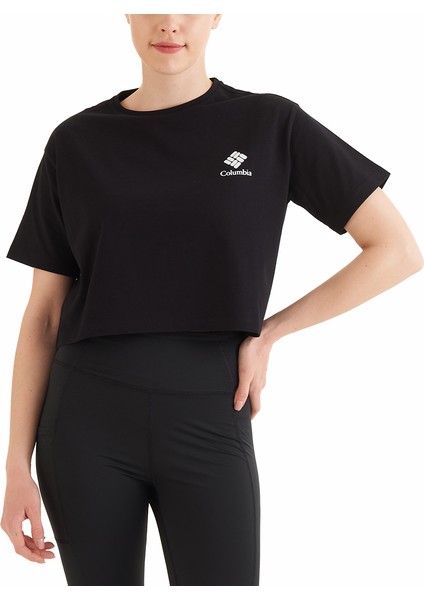 Csc Framed Halftone Logo Kadın Kısa Kollu T-Shirt fırsatları