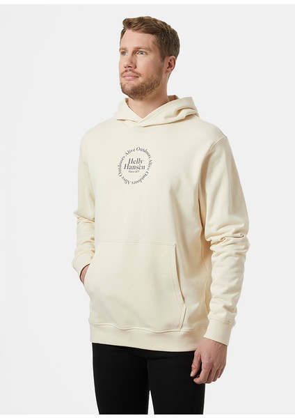 Core Graphic Erkek Kapüşonlu Sweatshirt