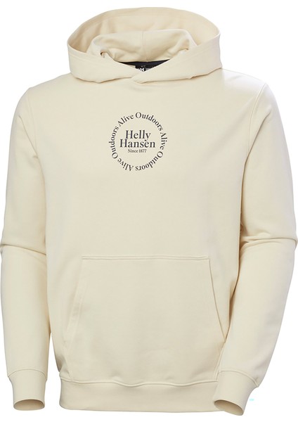 Helly Hansen Core Graphic Erkek Kapüşonlu Sweatshirt