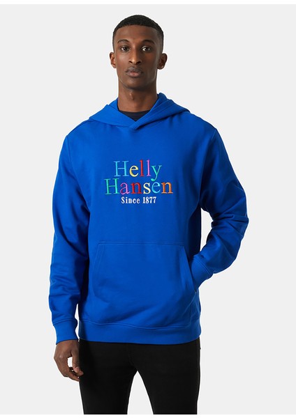 Core Graphic Erkek Kapüşonlu Sweatshirt