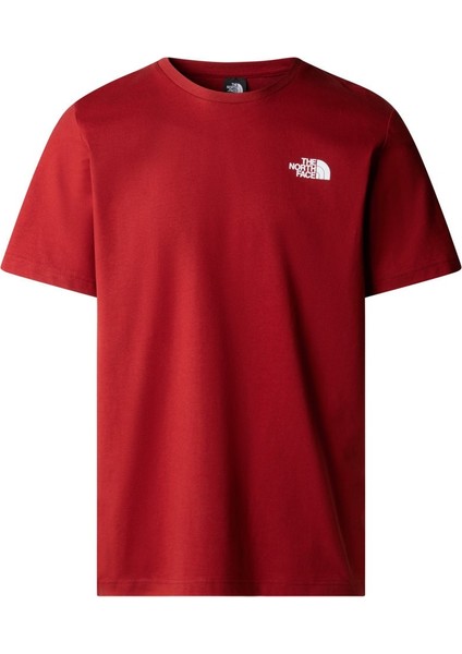Redbox Erkek Kırmızı Yuvarlak Yaka Tişört