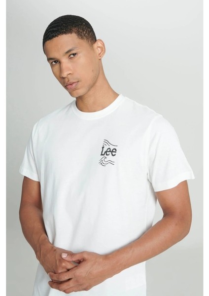 Erkek Beyaz Yuvarlak Yaka Tişört fiyatları