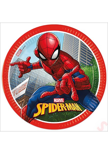 Spiderman Crime Fighter Karton Tabak - 23CM x 8 Adet