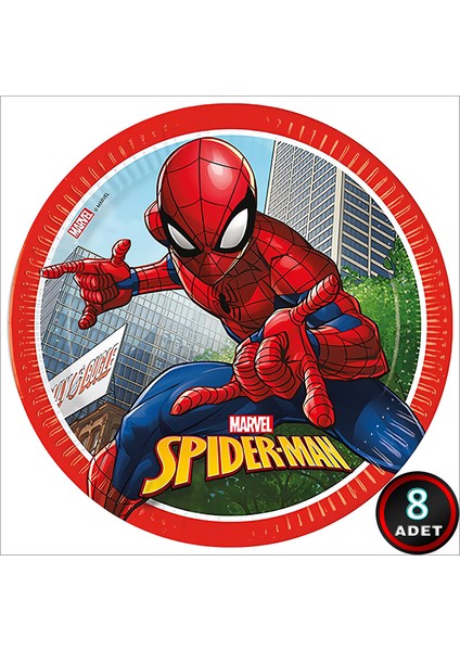 Spiderman Crime Fighter Karton Tabak - 23CM x 8 Adet fiyatları