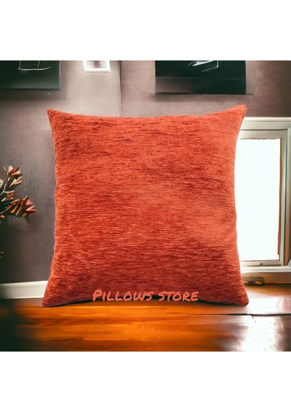 Yaprak Desenli Kiremit Kırlent Kılıfı Seti -2 Adet 45CM*45CM modelleri