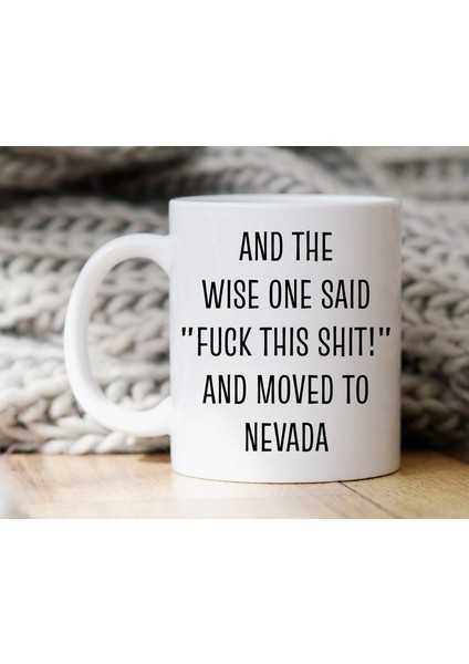 Nevada'ya Taşınma si, Nevada'ya Taşınma Kahve Kupası, Taşınma Ingilizce Kupa Bardak