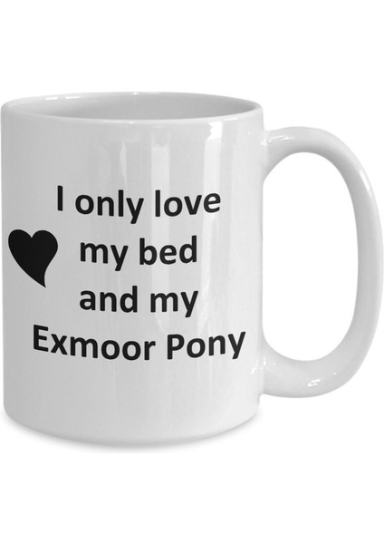 Exmoor Pony Lover Kupa - Pony Horse Pet - Love My Exmoor Pony Kahve Fincanı Ingilizce Kupa Bardak