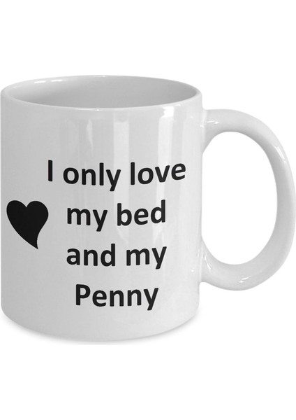 Penny Lover Kupa - Kedi Köpek Kuş Evcil Hayvan Adı - Love My Penny Adı Kahve - Ingilizce Kupa fiyatları