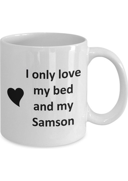 Samson Lover Kupa - Kedi Köpek Kuş Evcil Hayvan Adı - Love My Samson Ingilizce Kupa Bardak fiyatları