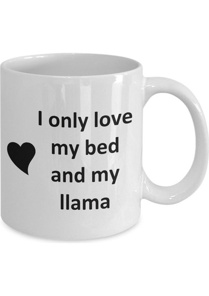 Komik Llama Lover Kupa - Pet - Love My Llama Kahve Fincanı- Ingilizce Kupa Bardak fiyatları