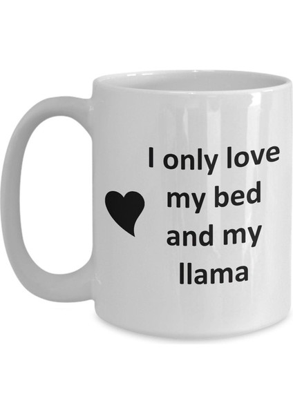 Komik Llama Lover Kupa - Pet - Love My Llama Kahve Fincanı- Ingilizce Kupa Bardak modelleri