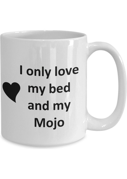 Mojo Lover Kupa - Kedi Köpek Kuş Evcil Hayvan Adı - Love My Mojo Adı Kahve - Ingilizce Kupa