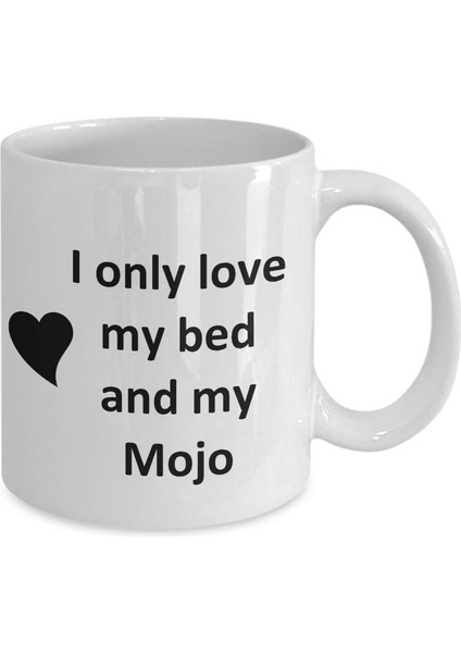Mojo Lover Kupa - Kedi Köpek Kuş Evcil Hayvan Adı - Love My Mojo Adı Kahve - Ingilizce Kupa