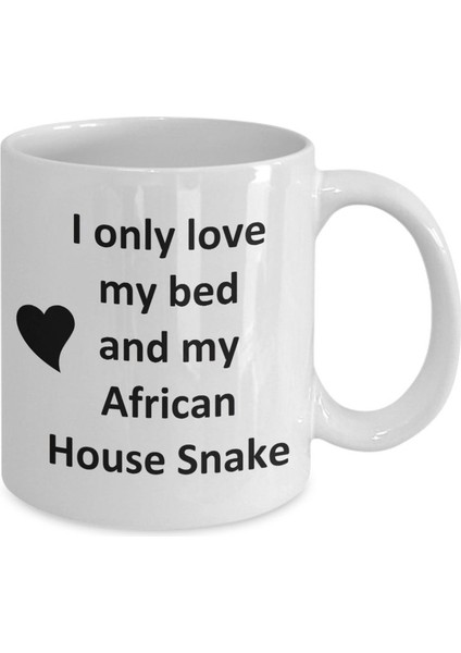 Afrika Evi Yılan Sevgilisi Kupa - Yılan - Sürüngen Evcil Hayvan - Love My African Ingilizce Kupa fiyatları