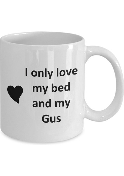 Gus Lover Kupa - Kedi Köpek Kuş Evcil Hayvan Adı - Love My Gus Adı Kahve Ingilizce Kupa fiyatları