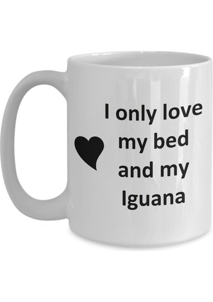 Komik Iguana Lover Kupa - Sürüngen Evcil Hayvan - Love My Iguana Coffee P- Ingilizce Kupa Bardak modelleri